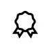 ribbon circle icon