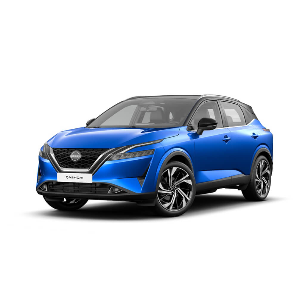 coche azul nissan qashqai